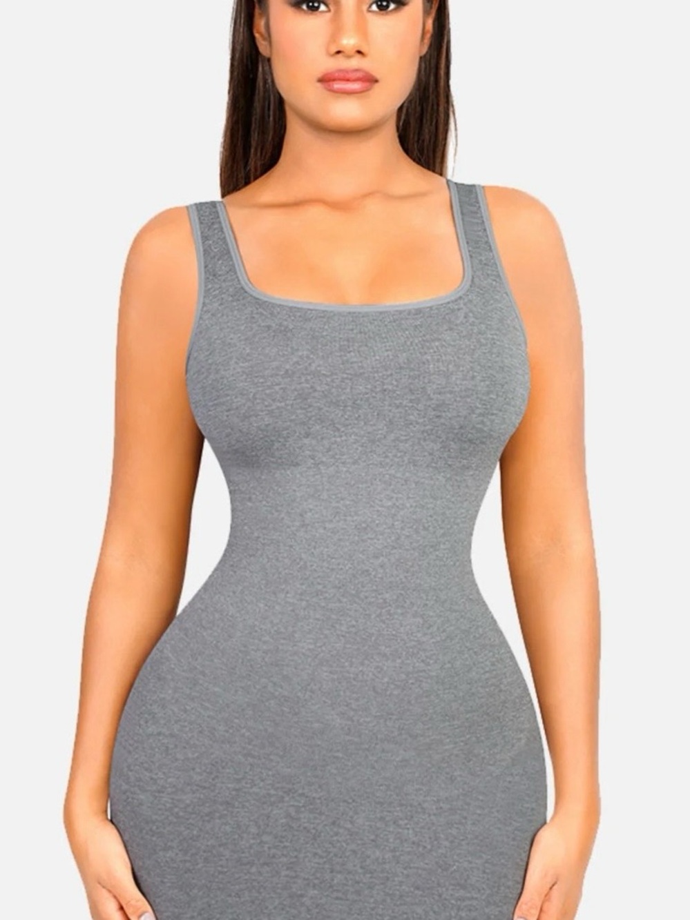 Women’s Grey Seamless Tank Shapewear Dress Size XS/S🩶🩶🩶